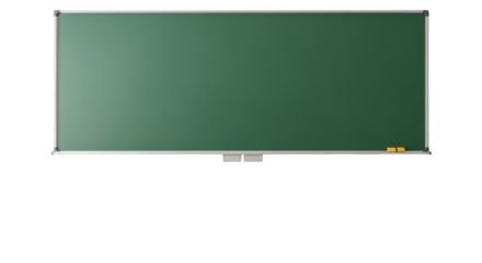 Blank Green Chalkboard Classroom Board