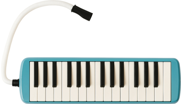 Blue Melodica with Tube