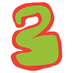 hand drawing unique ugly abjad font 