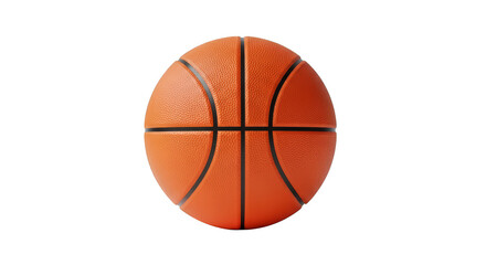 Fototapeta premium Classic Orange Basketball On Black