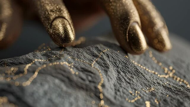 The Midas Touch: Hand Turning a Rock into Gold