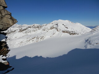 Blick zum Hocharn 3254m und darunter das Kleinfleißkees