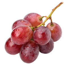Grape isolated on transparent background  
