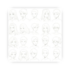 Ai genarate anime black and white