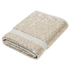 Glitter towel isolated on transparent background  
