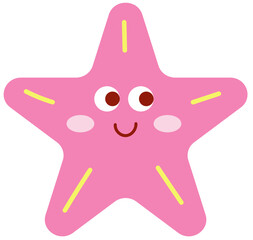starfish on white background