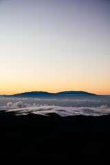 La Palma Island View From Alto De Garajonay at Sunset