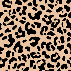 Leopard print design seamless pattern print design. Vector illustration design for fashion fabrics, textile graphics, and prints.	
