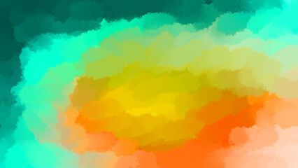 Abstract Cloud: Colorful Blended Hues