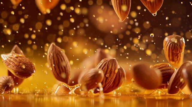 almonds with honey