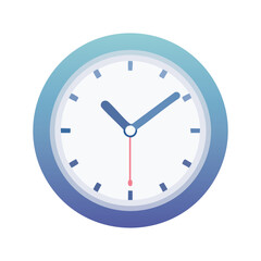 wall clock vector illustration
