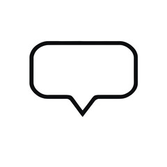 Fototapeta premium chat bubble icon