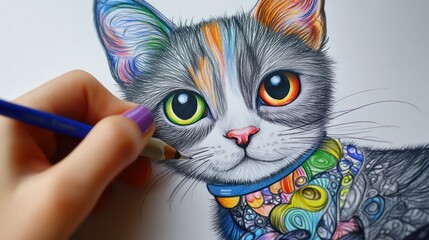 Cute drawing ideas for kids, featuring playful animals and objects, colorful and cheerful designs