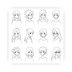 Ai genarate anime black and white