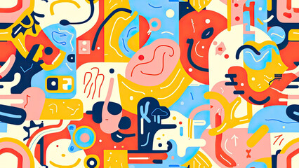 abstract seamless pattern