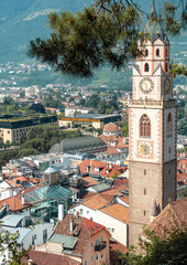 Blick auf Meran, Südtirol