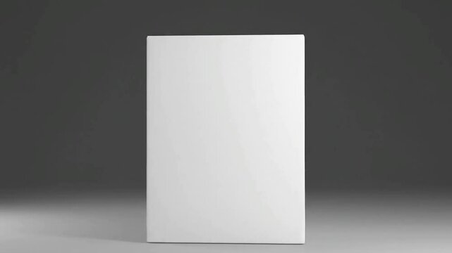 White Box Product Mockup Template, with different angles and a clean, minimalist look