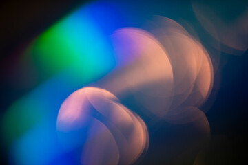 light leak overlay effect with blur colorful light leaks and bokeh,retro grain noisy film...