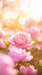 Peony Dream in Morning Glow