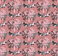Seamless vector pattern, rapport, repeating pattern, wallpaper