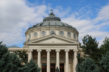 The Romanian Athenaeum in Bucharest, Romania – Neoclassical Concert Hall and Landmark

