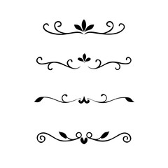 Wedding decorative elements. Divider ornament, borders, vintage line separators. Hand drawn vector illustration isolated on white background.gold ornament decorate frame border pattern Thai art
