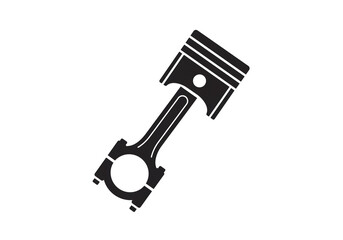  black piston and connecting rod