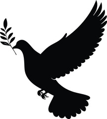 Majestic Shoebill Stork Silhouette Birds Vector EPS Illustration, Flying Bird Silhouette, Vector Illustration of a Bird in Flight