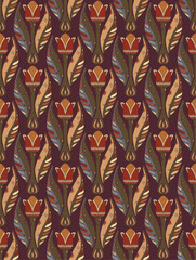 Seamless vector pattern, rapport, repeating pattern, wallpaper