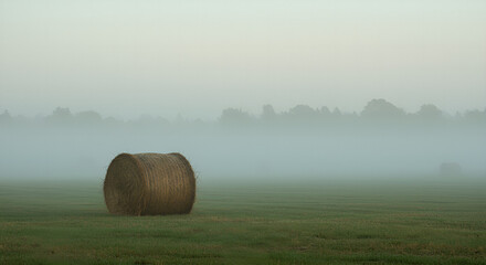 misty morning on the lake
