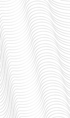 Minimal Wavy Line Pattern on White Background © Graphic work