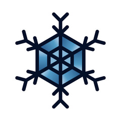 Snowflake designs for winter and Christmas on transparent backgrounds