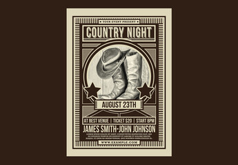 Country Music Flyer
