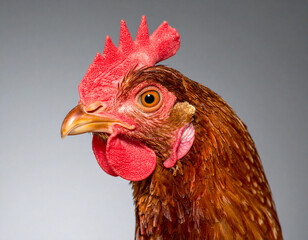chicken on a white background