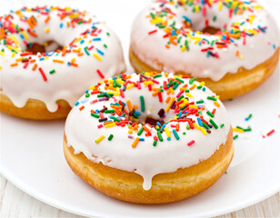 donut with sprinkles