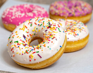 donut with sprinkles