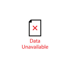 Data Unavailable Text minimalis desain