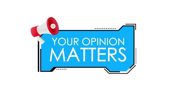 Megaphone Highlighting the Importance of Public Opinion on Green Screen