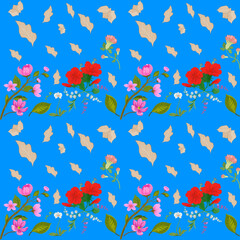 butterflies and flowers
