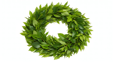 wreath of green grass