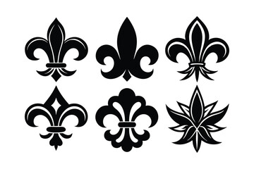 fleur de lis ornament icon vector design