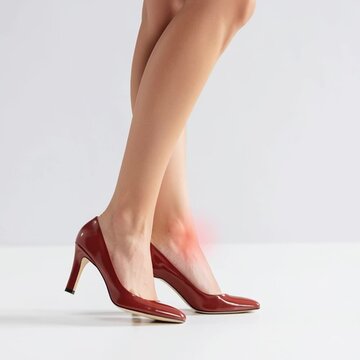 schmerzen, high heel, frau, bein, fuss, sch&ouml;nheit, k&ouml;rper, haut, abspecken, akt, lang, gesundheit, barfuss, pflege, kurort, isoliert, gestalten, schuh, sinnlichkeit, ferse, behandlung, high, hand, gla