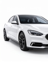 Fototapeta premium silver sports car