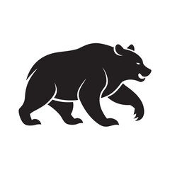 Grizzly Bear Charging In Attack Pose