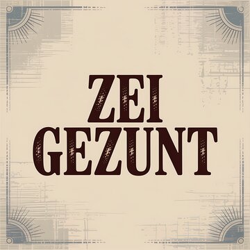 zei gezunt