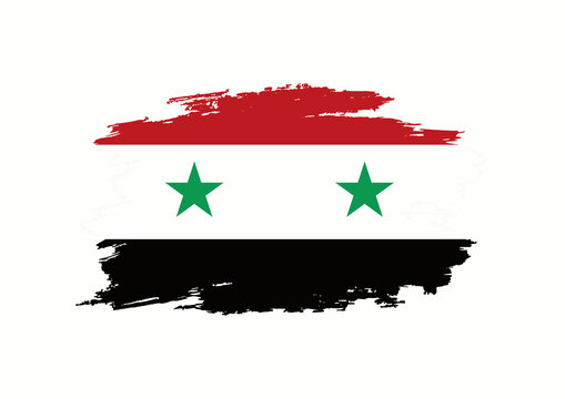 mesir flag with grunge style