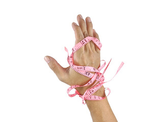 Conceptual Image of Diet Obsession and Body Control