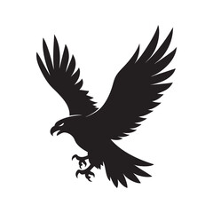 Bald Eagle Displaying Spread Tail Feathers