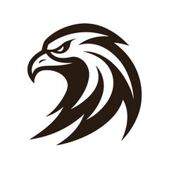Tribal Style Bald Eagle Head Art