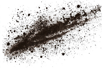 dirt and mud texture on a transparent background	
